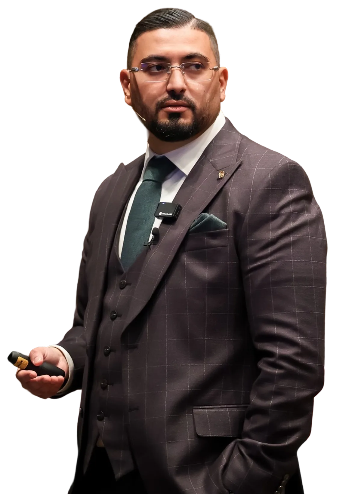 Soufian El Morabiti auf der Bühne